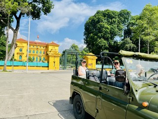 Hanoi City Jeep Tour Half-day: Food, Culture & Fun (4 hours)